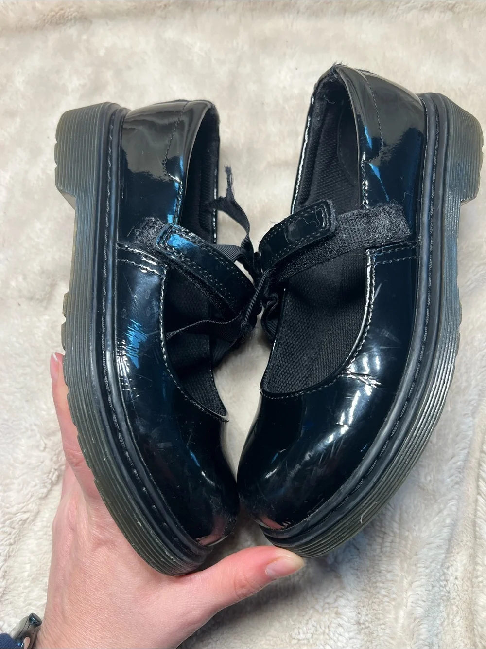 Dr. Martens Junior Maccy II Patent Leather Mary Jane shoes